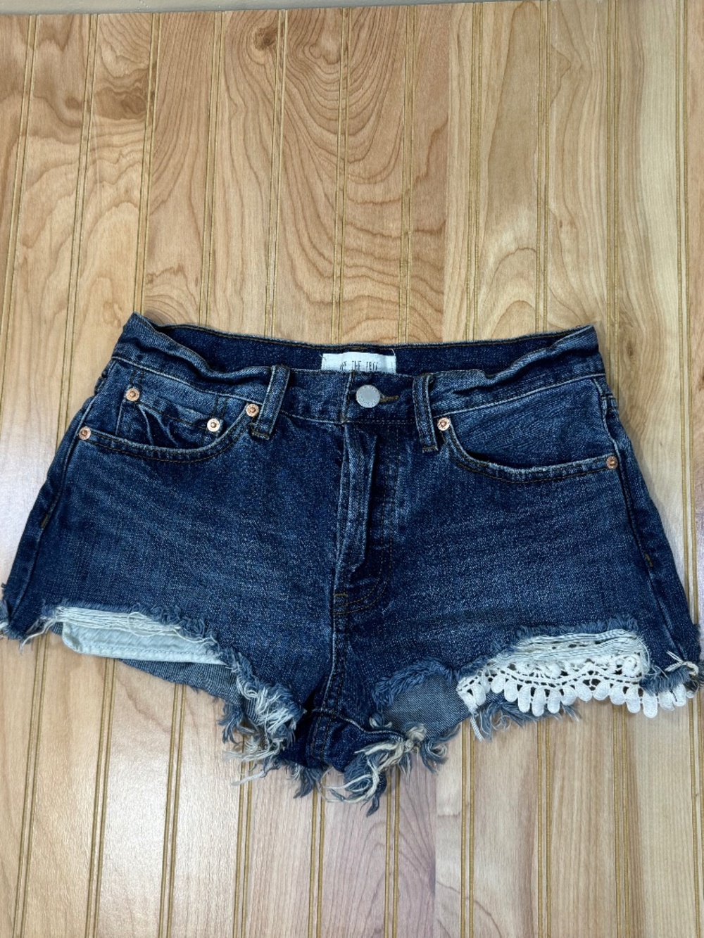 We The Free Size 26 Button Fly Denim Shorts